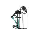 Diamond Archery Edge XT 20-70lbs Right Hand Mossy Oak Teal Country Roots Compound Bow - Blue