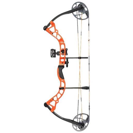 Diamond Archery Prism 5-55lbs Left Hand Orange Compound Bow – Orange