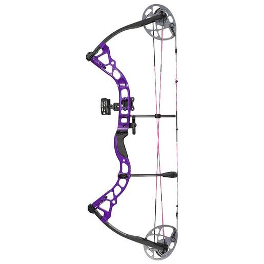 Diamond Archery Prism 5-55lbs Left Hand Purple Compound Bow – Purple