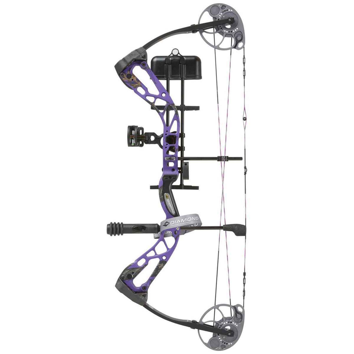 Diamond Edge 320 7-70 lb Purple Blaze Compound Bow Package Diamond Edge 320 7-70 lb Purple Blaze Compound Bow Package