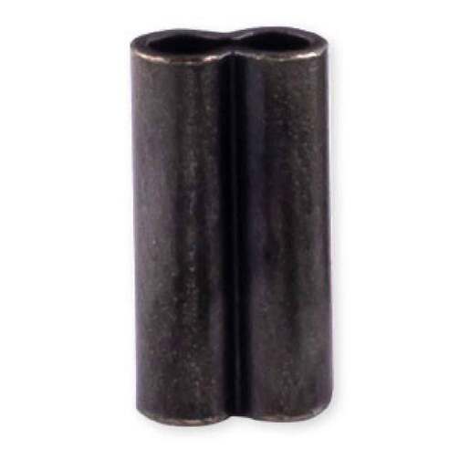 Diamond Fishing Products Mini Copper Double Sleeves Slider - Black 1mm