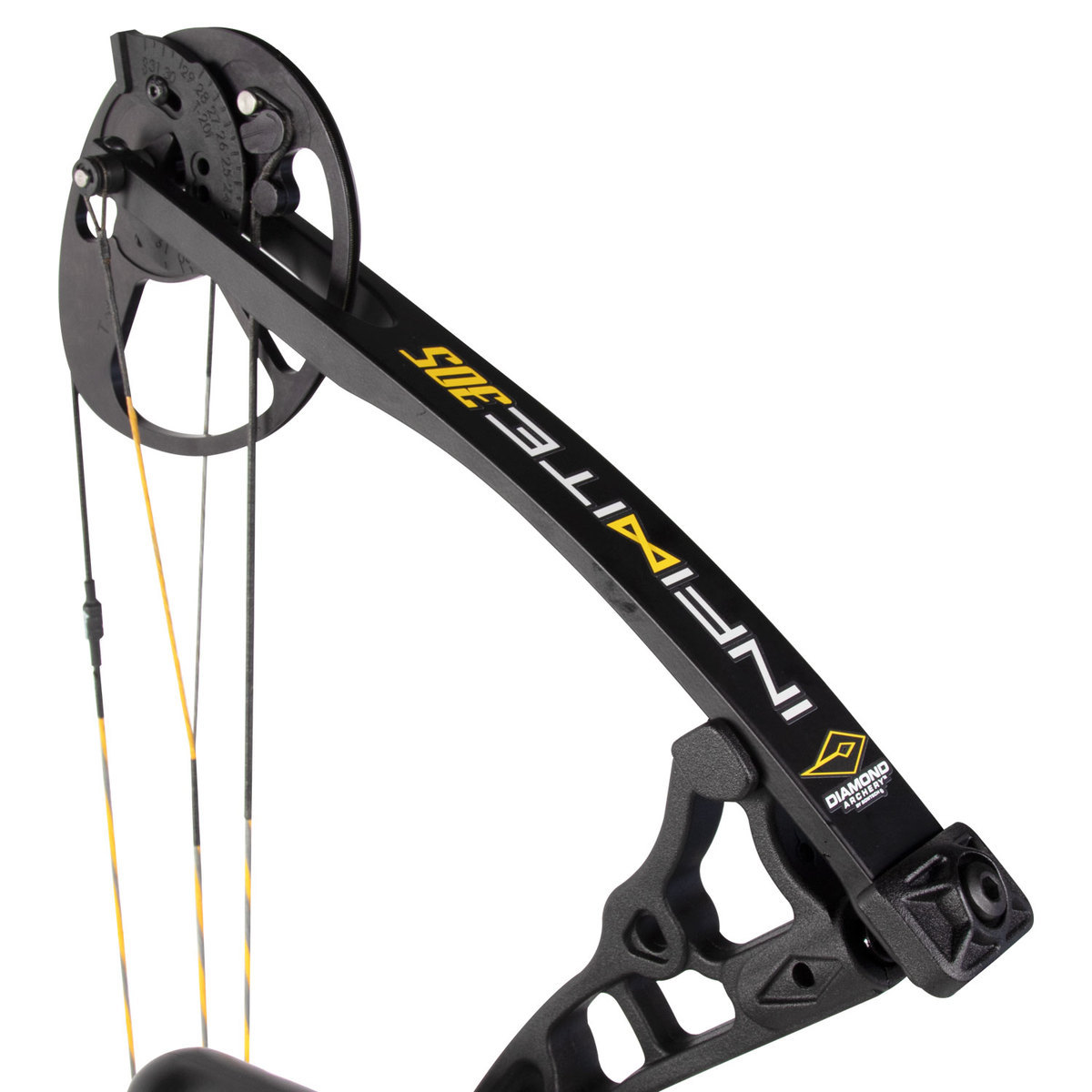 Diamond Infinite 305 7-70lbs Right Hand Black Compound Bow - Octane Package - Black Diamond Infinite 305 7-70lbs Right Hand Black Compound Bow - Octane Package - Black