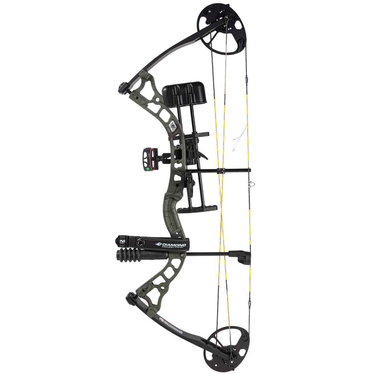 Diamond Infinite 305 7-70lbs Right Hand OD Green Roots Compound Bow - Octane Package - OD Green Roots Diamond Infinite 305 7-70lbs Right Hand OD Green Roots Compound Bow - Octane Package - OD Green Roots