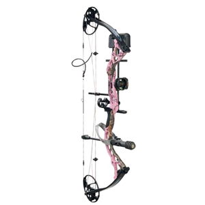 Diamond Infinite Edge Pro 5-70lbs Left Hand Pink Compound Bow - Edge Pro Package