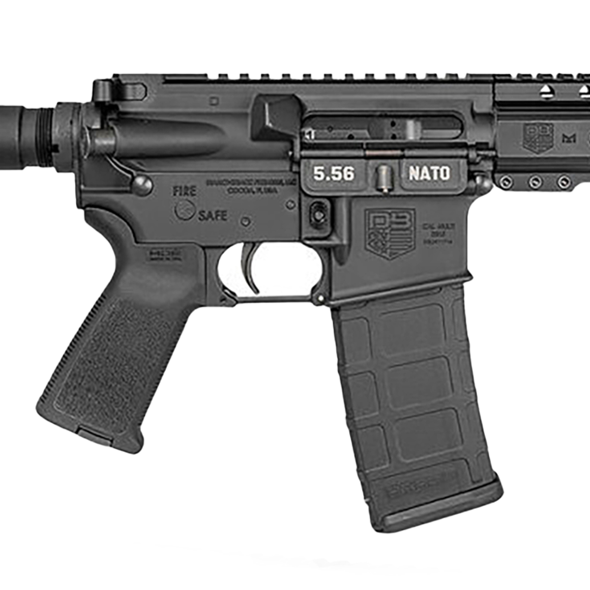 Diamondback Firearms 5.56mm NATO/300 AAC Blackout 7in Black Nitride Modern Sporting Pistol - 30+1 Rounds Diamondback Firearms 5.56mm NATO/300 AAC Blackout 7in Black Nitride Modern Sporting Pistol - 30+1 Rounds