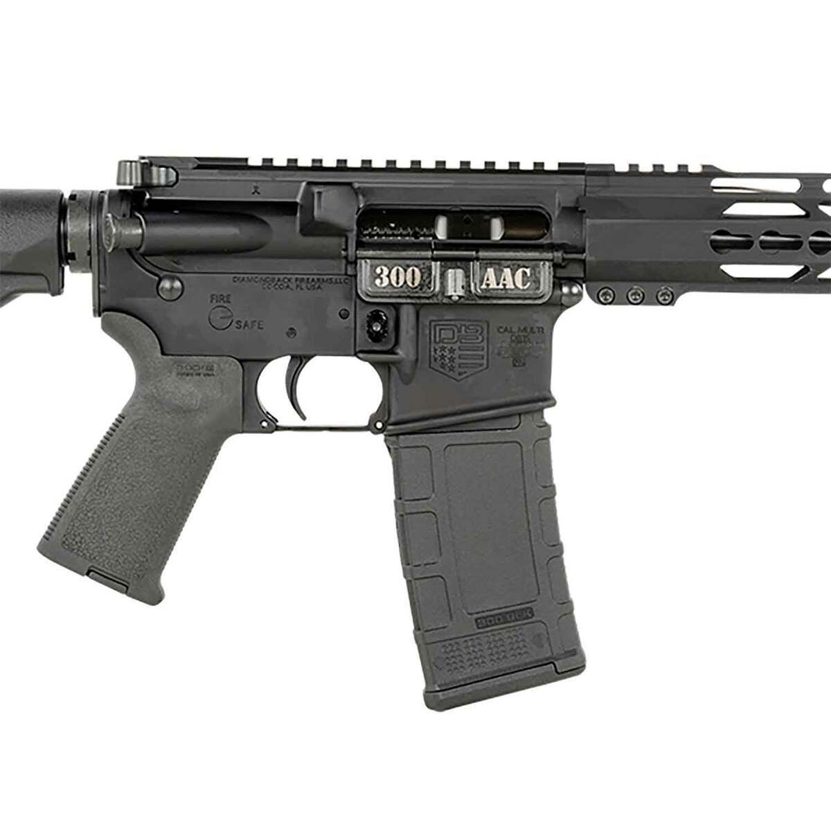 Diamondback DB15 300 AAC Blackout 16in Black Hard Coat Anodized Semi ...