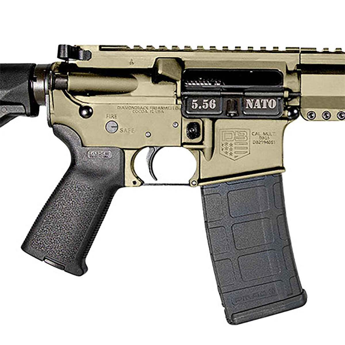 Diamondback DB15 5.56mm NATO 16in Flat Dark Earth Cerakote Semi ...