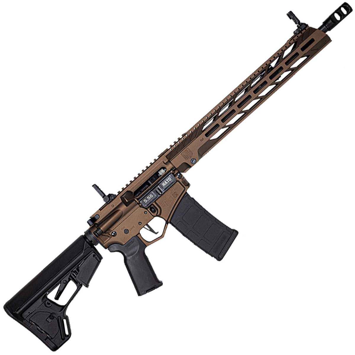 Diamondback DB15 5.56mm NATO 16in Midnight Bronze Cerakote Semi Automatic Modern Sporting Rifle - 30+1 Rounds Diamondback DB15 5.56mm NATO 16in Midnight Bronze Cerakote Semi Automatic Modern Sporting Rifle - 30+1 Rounds