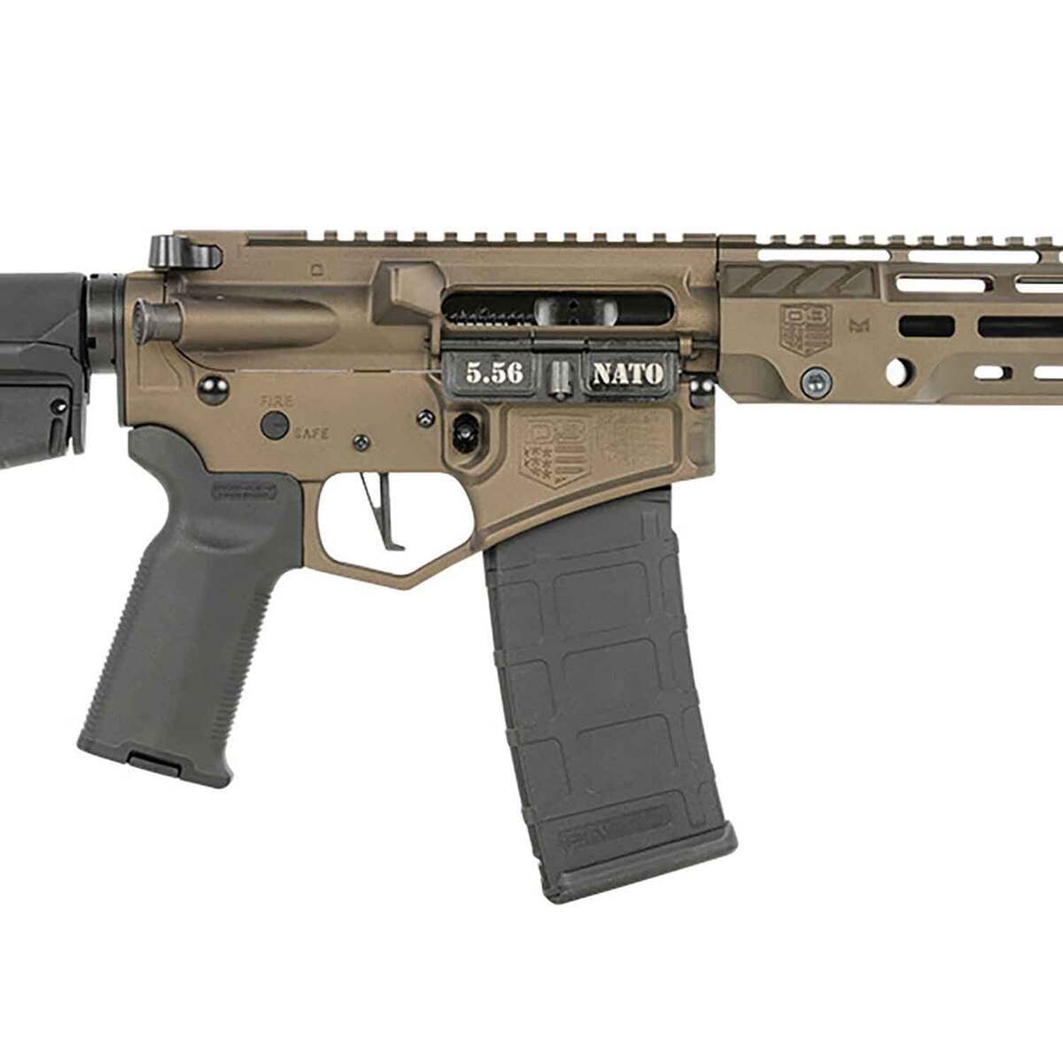 Diamondback DB15 5.56mm NATO 16in Midnight Bronze Cerakote Semi ...