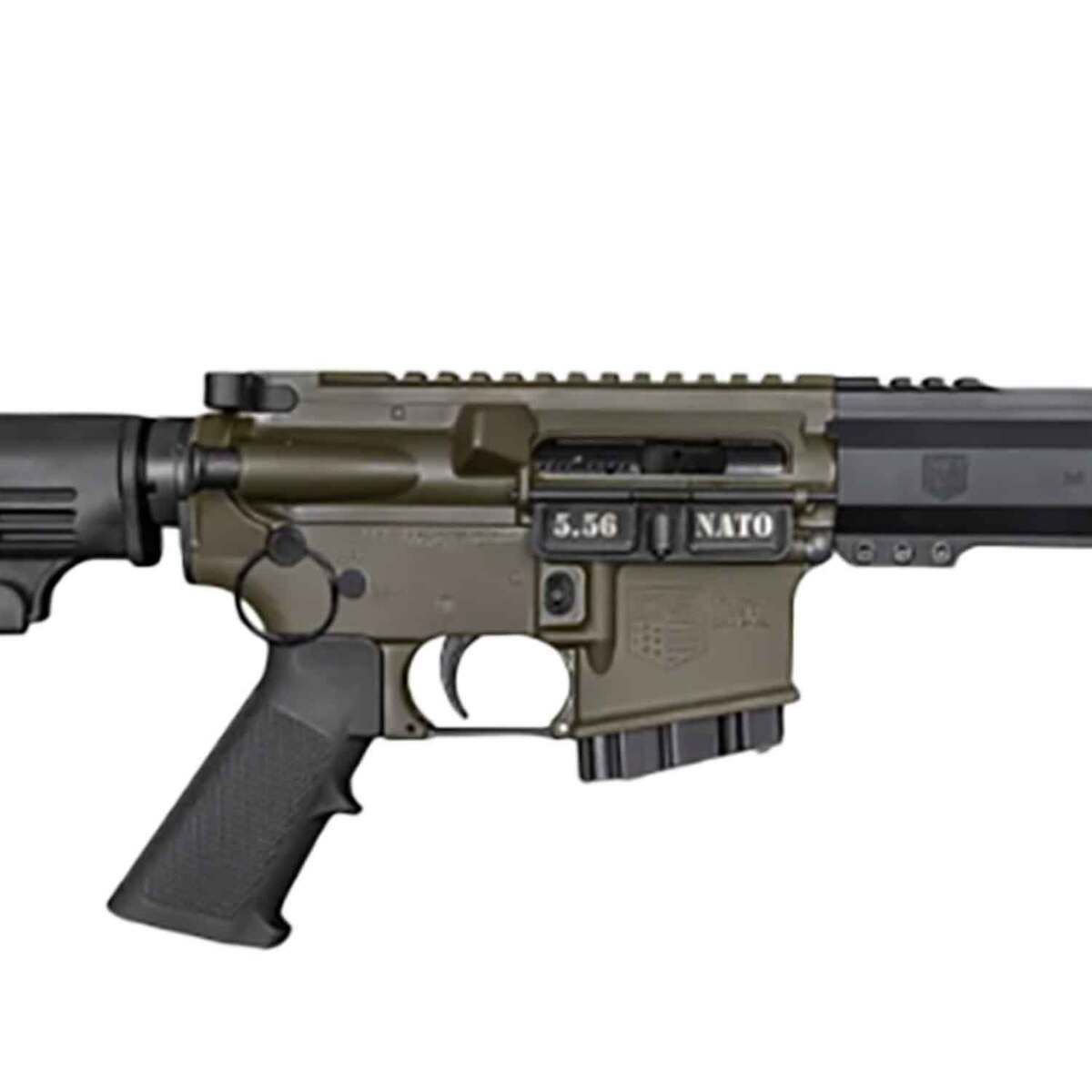Diamondback DB15 5.56mm NATO 16in OD Green Semi Automatic Modern Sporting Rifle - 10+1 Rounds - Green Diamondback DB15 5.56mm NATO 16in OD Green Semi Automatic Modern Sporting Rifle - 10+1 Rounds - Green