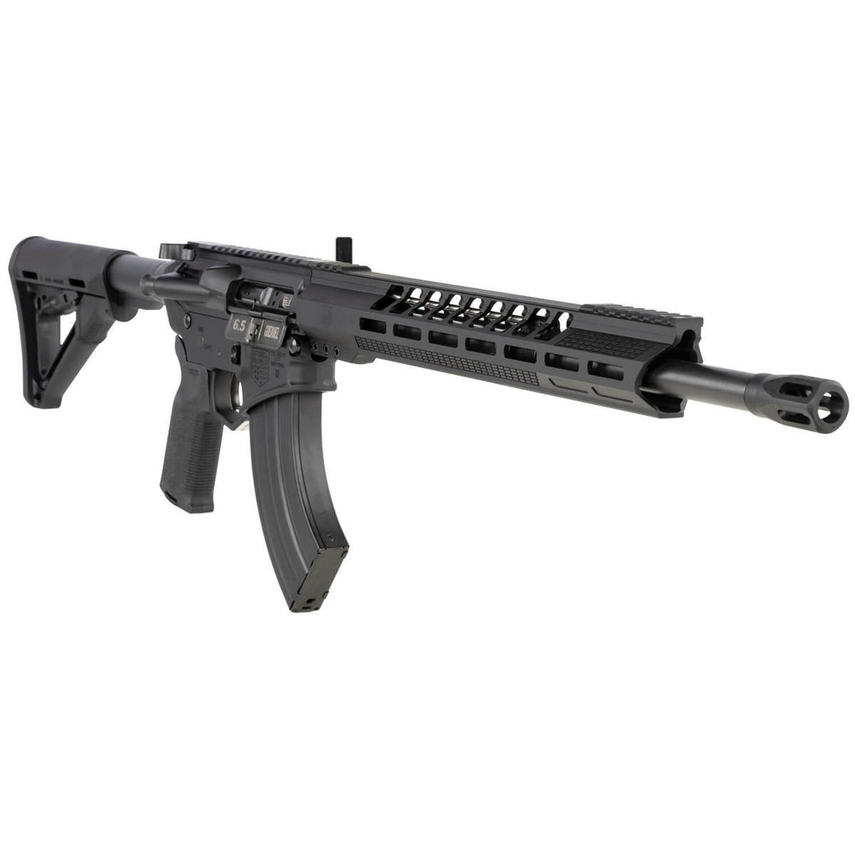 Diamondback DB15 6.5 Grendel 18in Black Semi Automatic Modern Sporting Rifle - 28+1 Rounds - Black Diamondback DB15 6.5 Grendel 18in Black Semi Automatic Modern Sporting Rifle - 28+1 Rounds - Black