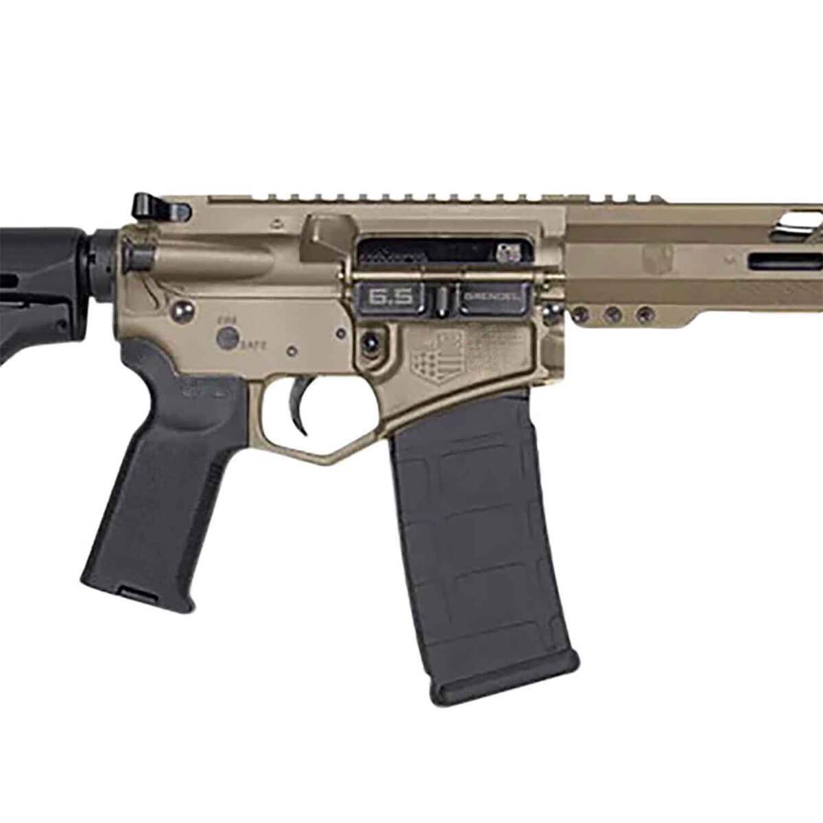 Diamondback DB15 6.5 Grendel 18in Flat Dark Earth Cerakote Semi Automatic Modern Sporting Rifle - 26+1 Rounds - Tan Diamondback DB15 6.5 Grendel 18in Flat Dark Earth Cerakote Semi Automatic Modern Sporting Rifle - 26+1 Rounds - Tan