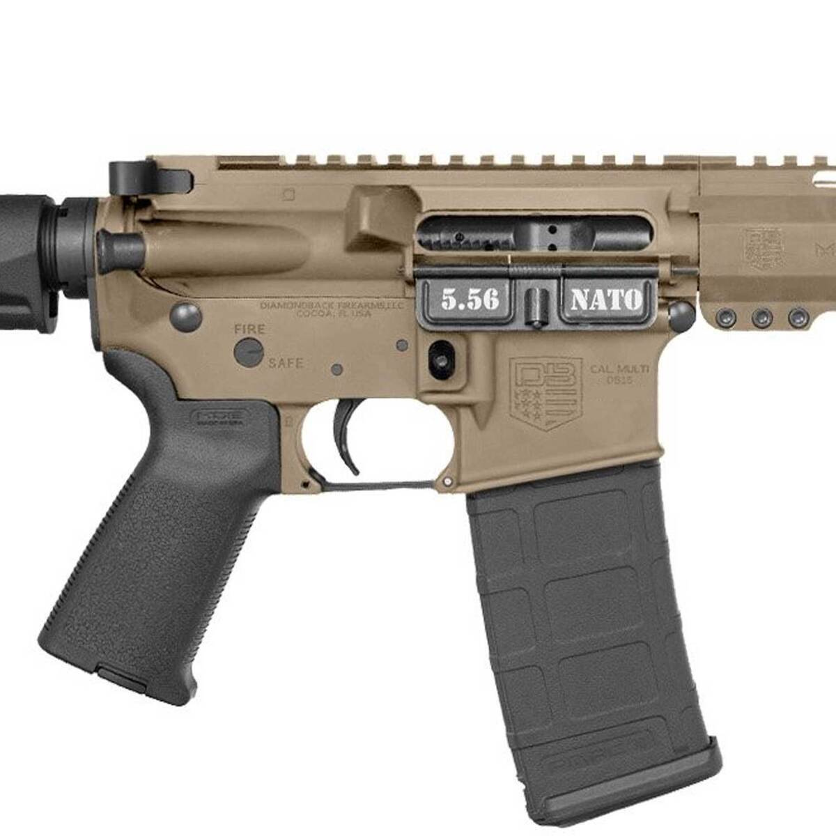 Diamondback DB15 Carbon Series 5.56mm NATO 16in FDE Semi Automatic ...