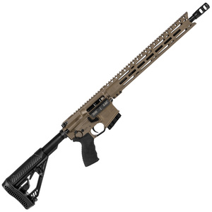 Diamondback DB15 Elite 300 AAC Blackout 16in FDE/Black Semi Automatic Modern Sporting Rifle - 10+1 Rounds - California Compliant