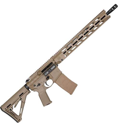 Diamondback Firearms Diamondback DB15 Obsidian 5.56mm NATO 16in Flat Dark Earth Cerakote Semi Automatic Modern Sporting Rifle - 30+1 Rounds - Tan