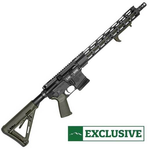 Diamondback DB15 Sportsman's Exclusive 5.56mm NATO 16in Black Anodize/OD Green Semi Automatic Modern Sporting Rifle - 10+1 Rounds - Green