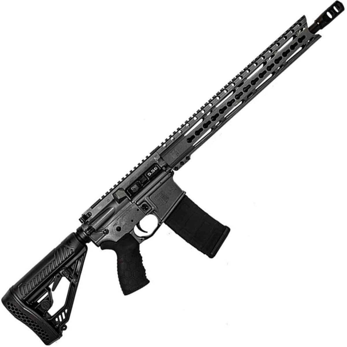 Diamondback DB15 5.56mm NATO 16in Tactical Gray Cerakote Semi Automatic ...
