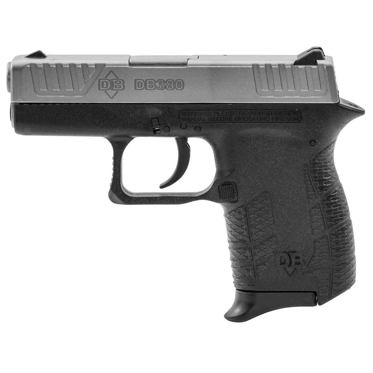 Diamondback DB380 380 Auto (ACP) 2.8in Nickel Pistol - 6+1 Rounds Diamondback DB380 380 Auto (ACP) 2.8in Nickel Pistol - 6+1 Rounds