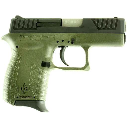 Diamondback DB380 380 Auto (ACP) 2.8in OD Green & Black Pistol - 6+1 Rounds - Green - Diamondback Firearms