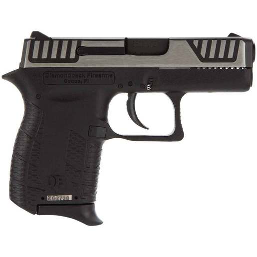 Diamondback DB380 380 Auto (ACP) 2.8in Black & Brushed Stainless Pistol - 6+1 Rounds - Black - Diamondback Firearms