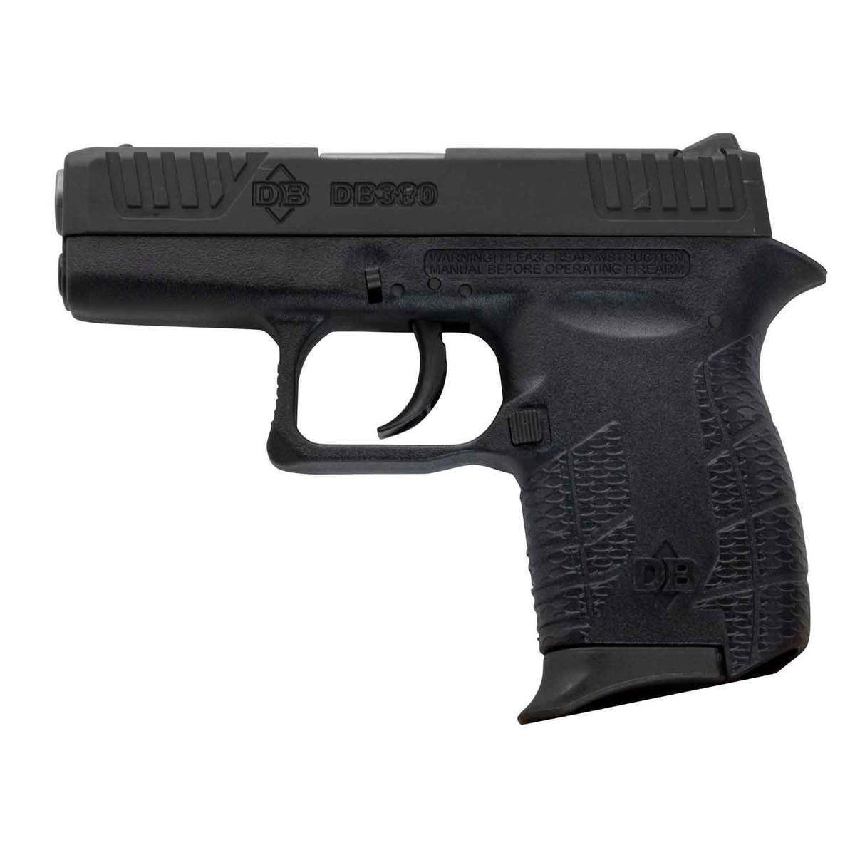 Diamondback DB380 w/Viridian Laser 380 Auto (ACP) 2.8in Black Pistol - 6+1 Rounds - Black Diamondback DB380 w/Viridian Laser 380 Auto (ACP) 2.8in Black Pistol - 6+1 Rounds - Black