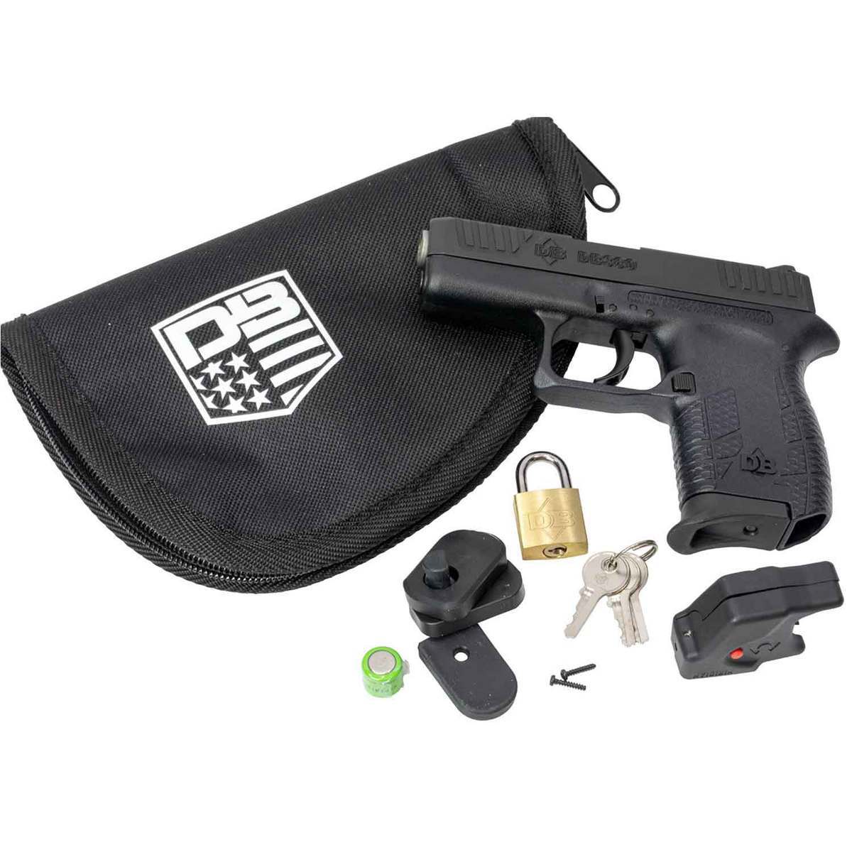 Diamondback DB380 w/Viridian Laser 380 Auto (ACP) 2.8in Black Pistol - 6+1 Rounds - Black Diamondback DB380 w/Viridian Laser 380 Auto (ACP) 2.8in Black Pistol - 6+1 Rounds - Black