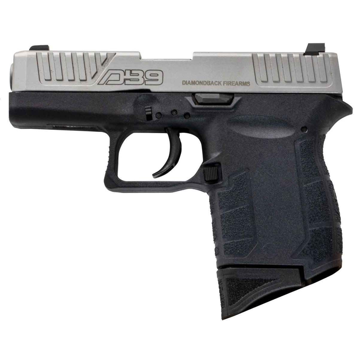 Diamondback DB9 G4 9mm Luger 3in Nickel Pistol - 6+1 Rounds Diamondback DB9 G4 9mm Luger 3in Nickel Pistol - 6+1 Rounds