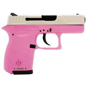Diamondback DB9 9mm Luger 3in Silver/Pink Stainless Pistol - 6+1 Rounds