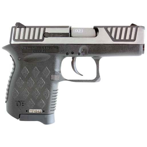 Diamondback DB9 9mm Luger 3in Stainless/Black Pistol - 6+1 Rounds - Black image