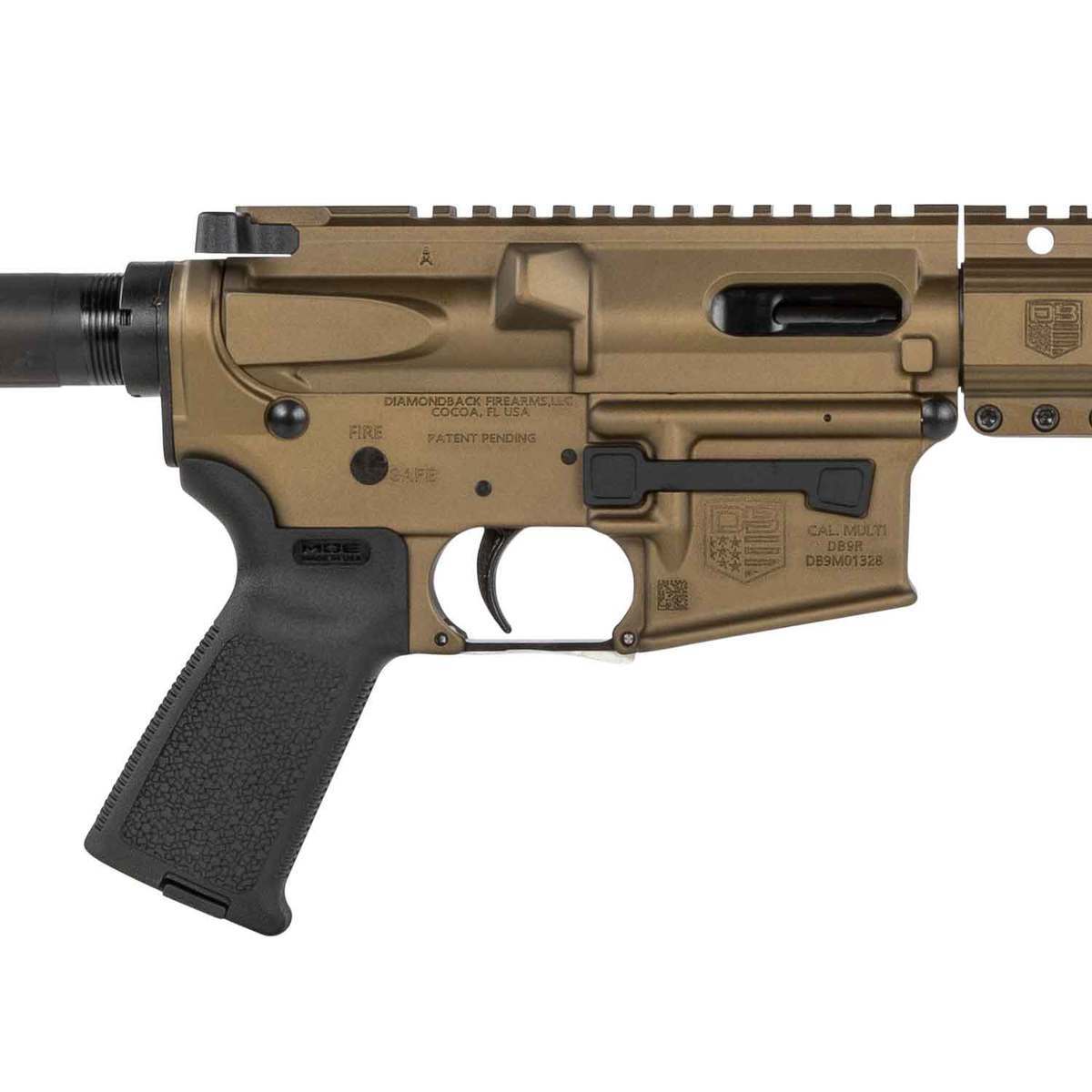 Diamondback DB9RMLB 9mm Luger 16in FDE/Black Semi Automatic Modern Sporting Rifle - 32+1 Rounds - Flat Dark Earth/Black Diamondback DB9RMLB 9mm Luger 16in FDE/Black Semi Automatic Modern Sporting Rifle - 32+1 Rounds - Flat Dark Earth/Black