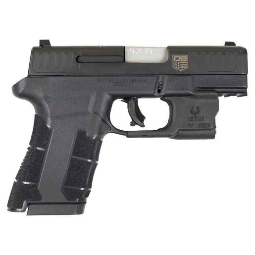 Diamondback DBAM29 Sub-Compact withViridian Laser 9mm Luger 3.5in Black Pistol - 17+1 Rounds - Black Compact - Diamondback Firearms