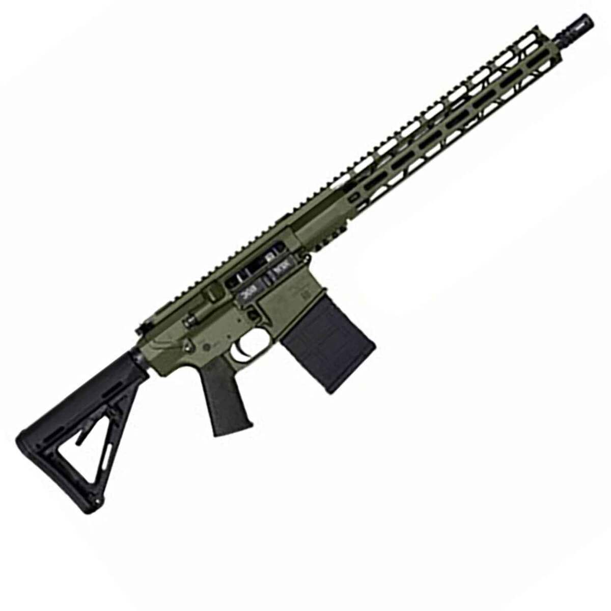 Diamondback Firearms Carbon DB10 308 Winchester 16in ODG Carakote Semi Automatic Modern Sporting Rifle - 20+1 Rounds - Green Diamondback Firearms Carbon DB10 308 Winchester 16in ODG Carakote Semi Automatic Modern Sporting Rifle - 20+1 Rounds - Green