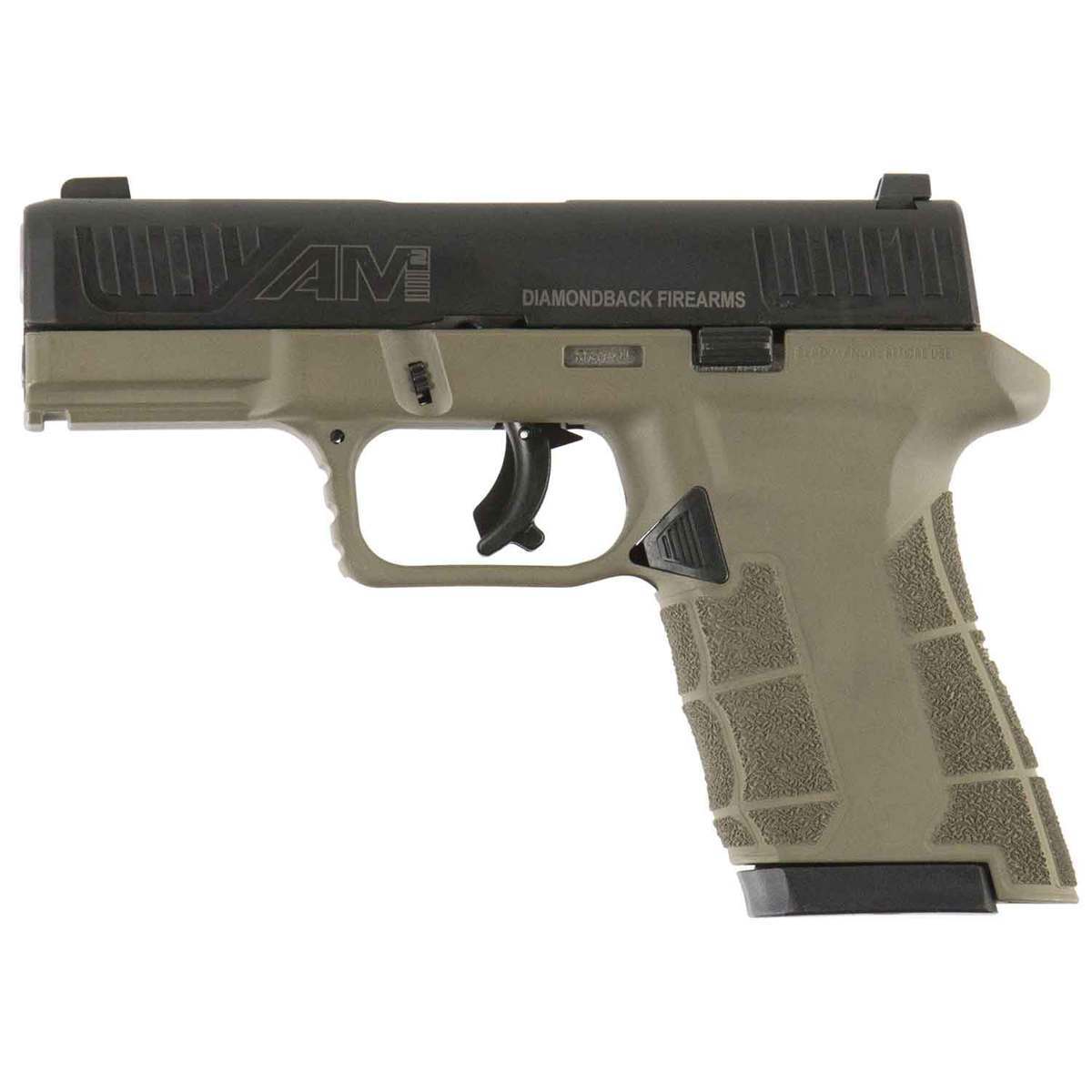 Diamondback 9mm Luger 3.5in Flat Dark Earth Pistol - 15+1 Rounds Diamondback 9mm Luger 3.5in Flat Dark Earth Pistol - 15+1 Rounds