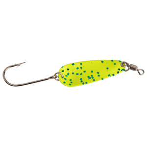 Dick Nite Trolling Spoon - Chartreuse Green Sparkle, 2-7/8in