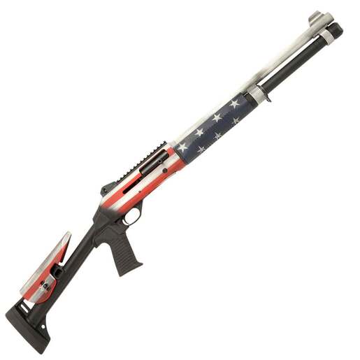 Dickinson Arms XXA-4 12 Gauge 3in American Flag Semi Automatic Shotgun - 18.5in - Camo - Dickinson Arms
