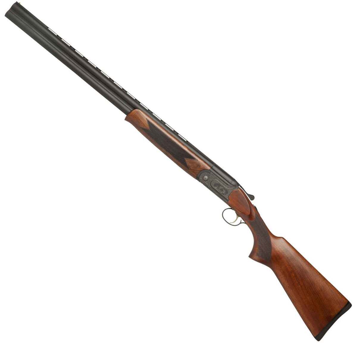 Dickinson Arms Green Wing Engraved Walnut 12 Gauge 3in Over Under Shotgun - 26in - Brown Dickinson Arms Green Wing Engraved Walnut 12 Gauge 3in Over Under Shotgun - 26in - Brown