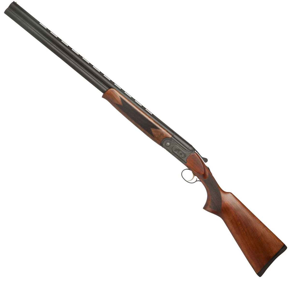 Dickinson Arms Green Wing Engraved Walnut 12 Gauge 3in Over Under Shotgun - 28in - Brown Dickinson Arms Green Wing Engraved Walnut 12 Gauge 3in Over Under Shotgun - 28in - Brown