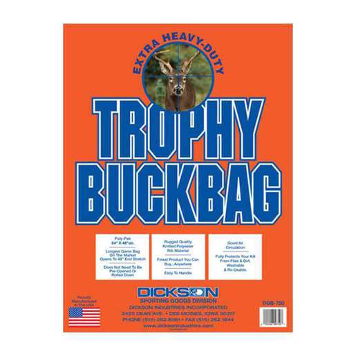 Dickson Trophy Buck Bag Game Bag - 84in L x 48in W