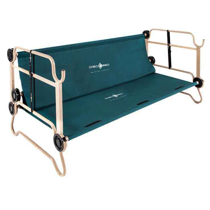 Disc-O-Bed XL Bunk with Organizers Cot - Green Disc-O-Bed XL Bunk with Organizers Cot - Green