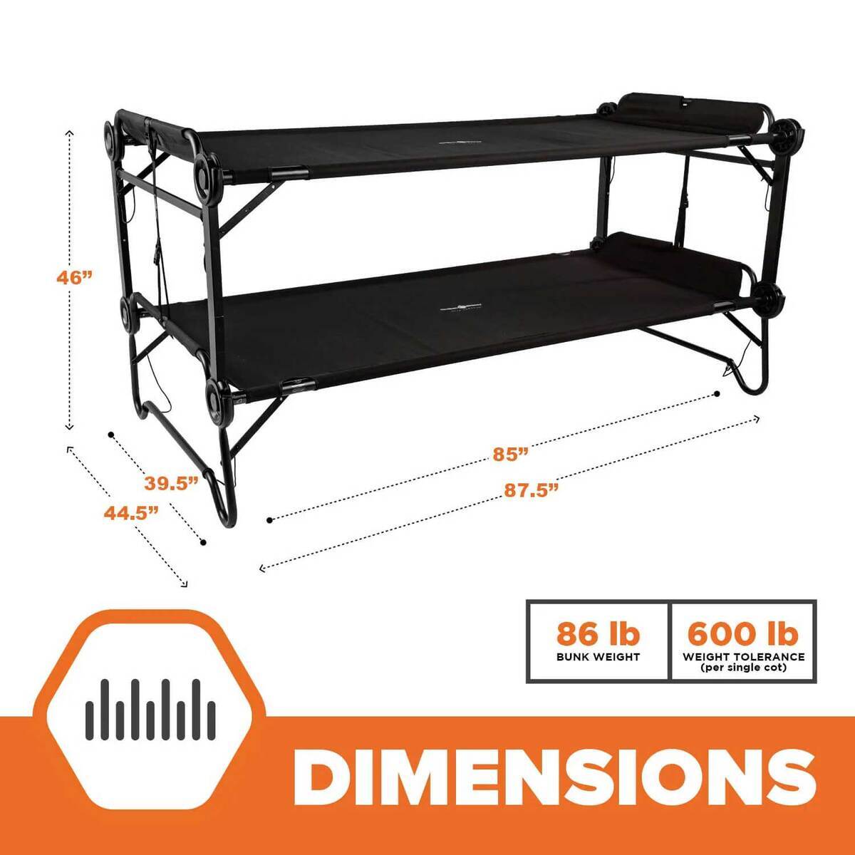 Disc-O-Bed XL Single Camping Cot Disc-O-Bed XL Single Camping Cot