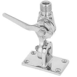 D.Lilly 4-Way Heavy Duty Ratchet Antenna Mount - Stainless Steel