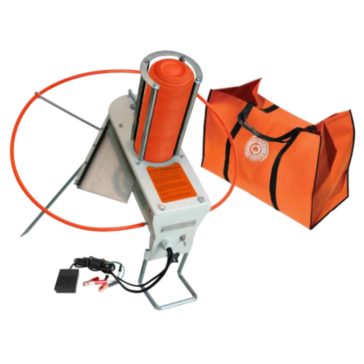 Do All Fire Fly Auto Trap With Carry Bag Thrower - Gray/Orange/Black Do All Fire Fly Auto Trap With Carry Bag Thrower - Gray/Orange/Black