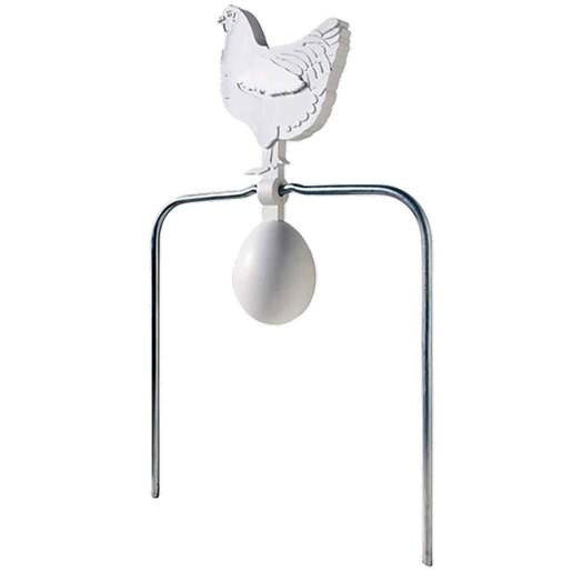 Do All Outdoors Chicken and Egg Shooting Target – White