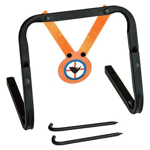 Do All Outdoors Pellet Gun Mini Gong with Stand – Black/Orange