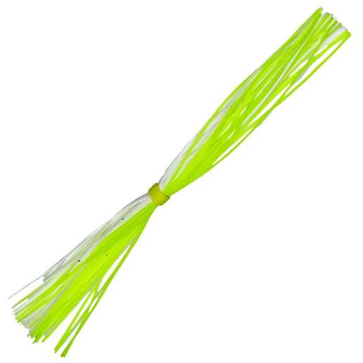 Do-it Living Image Banded Skirt Lure Enhancement – White & Charturese 5in