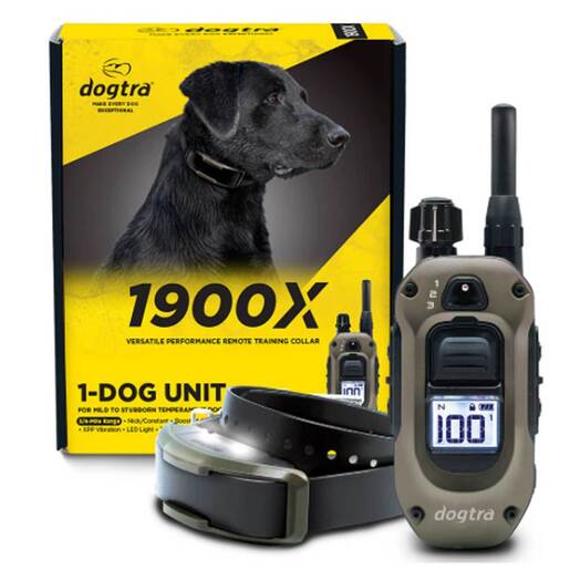 Dogtra 1900X 1-Dog Unit GPS Collar - 1-1/8in