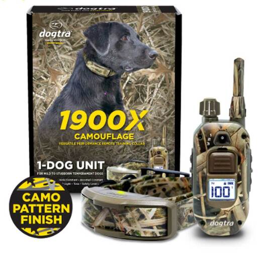Dogtra 1900X 1-Dog Unit GPS Collar - Camouflage - Camouflage