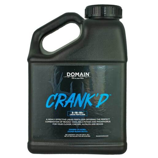 Domain Outdoor Crank'd 3-18-18+ Ortho-Phosphate Liquid Fertilizer - 1 Gallon