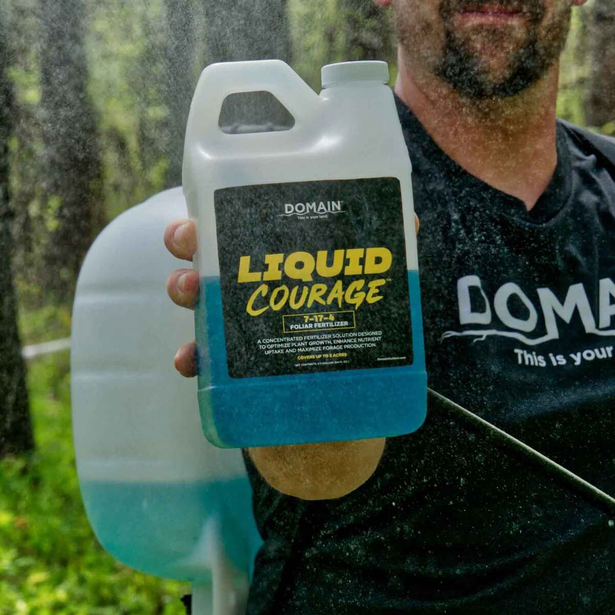 Domain Outdoor Liquid Courage Foliar Fertilizer - 1/2 Gallon - 1/2 Gallon Domain Outdoor Liquid Courage Foliar Fertilizer - 1/2 Gallon - 1/2 Gallon