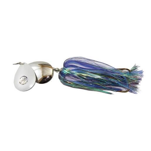 Musky Mayhem Double Showgirl Inline Spinner – Black Red Nickel